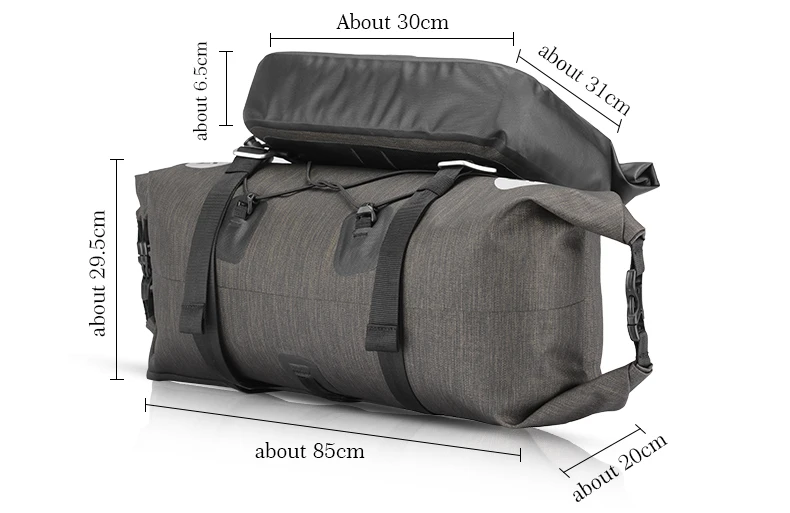 ROCKBROS, водонепроницаемые велосипедные сумки, велосипедный руль, передняя рама, 2 в 1, сумка, набор, большая емкость, сумка, Pannier, Аксессуары для велосипеда