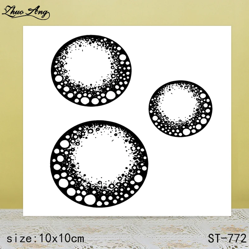 

ZhuoAng ST-772 transparent silicone stamp / stamp DIY scrapbook / photo album decorative transparent seal