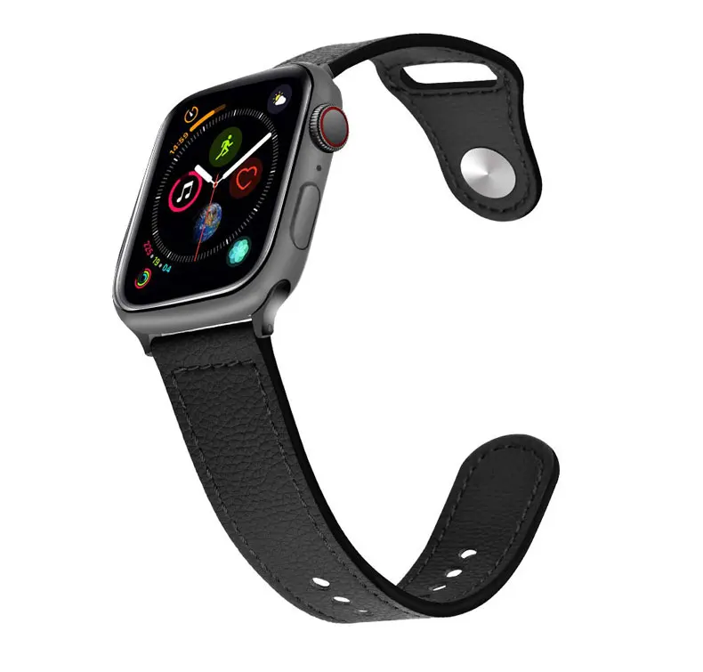 Ремешок из натуральной кожи для apple watch 4 band correa apple watch 42 мм 38 мм 44 мм 40 мм iwatch series 5 4 3 2 1 pulseira ремешок для часов