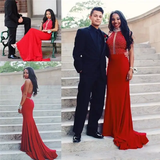 Girls Red Formal Dress