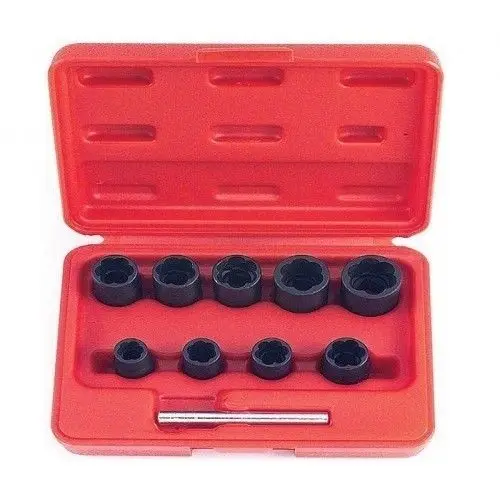 

EVERPOWER Impact Twist Socket Set Locking Car Wheel Nut Remover Nut Bolt Stud Extractor