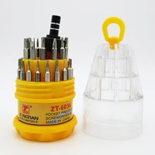 

31 in one multi-functional screwdriver set portable type combination screwdriver hand tool set Tools Kit for Mobile Cell Phone