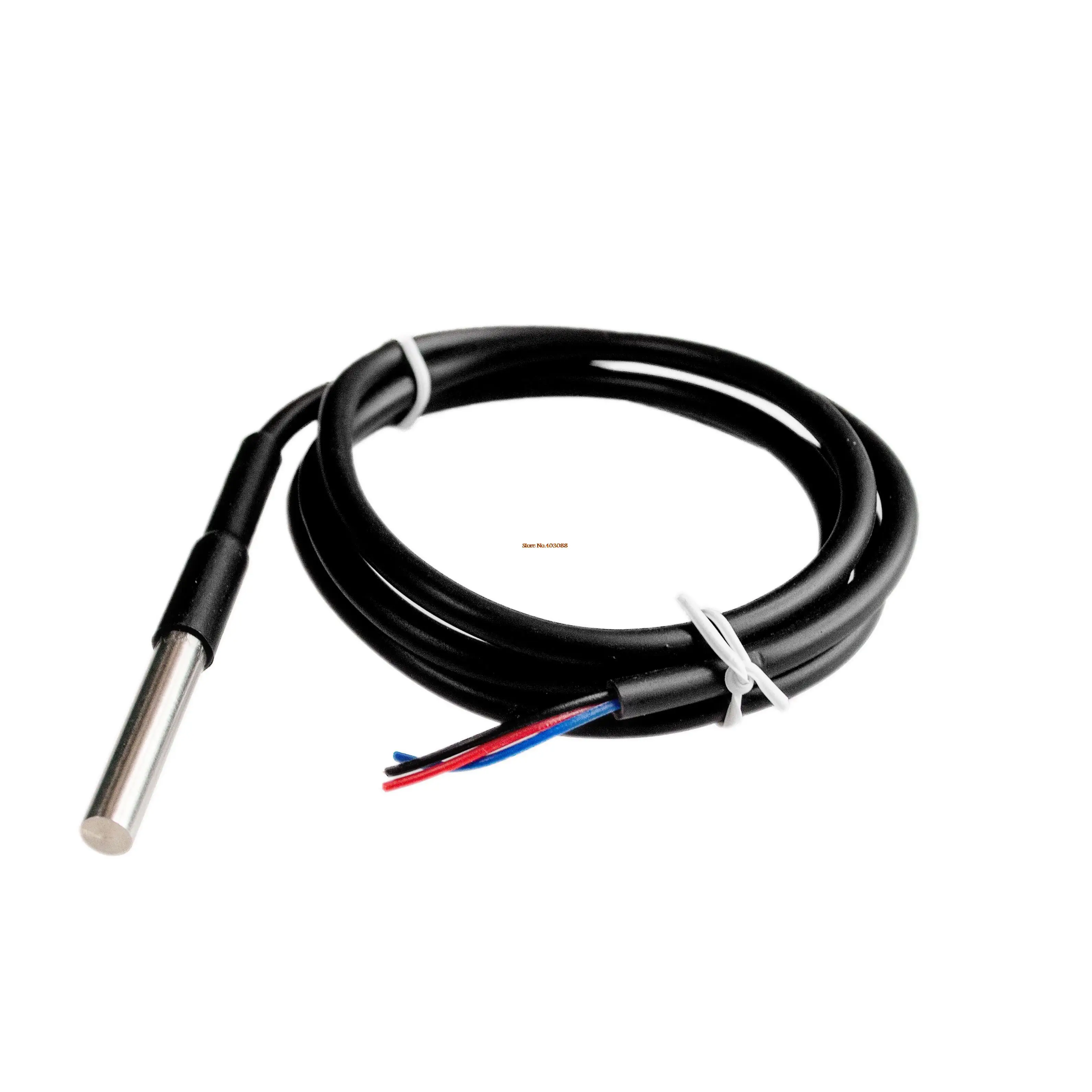 

Waterproof DS18B20 Digital Temperature Sensor Probe 100cm Wire Cable