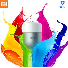 Xiaomi Mijia Yeelight Smart Blue LED Bulb E27 9W 600 Lumens Mi Light Lamp Phone WiFi Remote Control Wholesales цена Xiaomi Mijia Yeelight Smart Blue LED Bulb E27 9W 600 Lumens Mi Light Lamp Phone WiFi Remote Control Wholesales цены онлайн