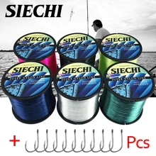 Нейлоновая рыболовная леска 1000 м экстремально сильная Моноволокно японская прочная Моноволокно рок морская леска 4LB-28LB SIECHI бренд