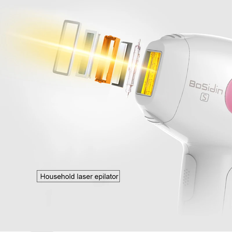 Лазерный эпилятор Bosidin Permanent IPL 100% оригинал электрический для лица тела подмышек