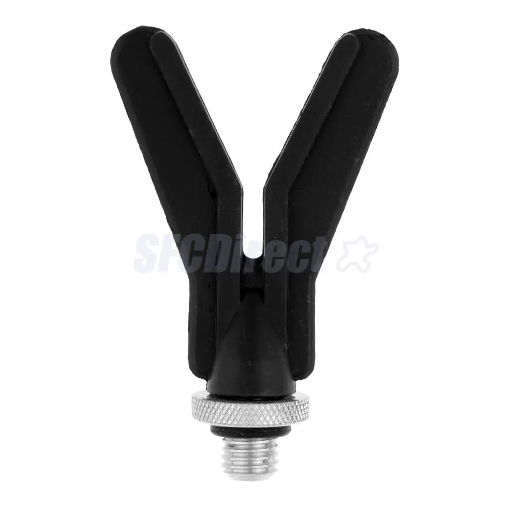 Plastic Fishing Rod Stent Rest V head Fising Grip M3/8 Thread Connector for Carp Fishing, 6 Models