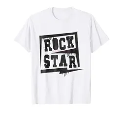 GILDAN брендовая мужская рубашка Born To Be Rock Звездный тройник Рок н ролл футболка