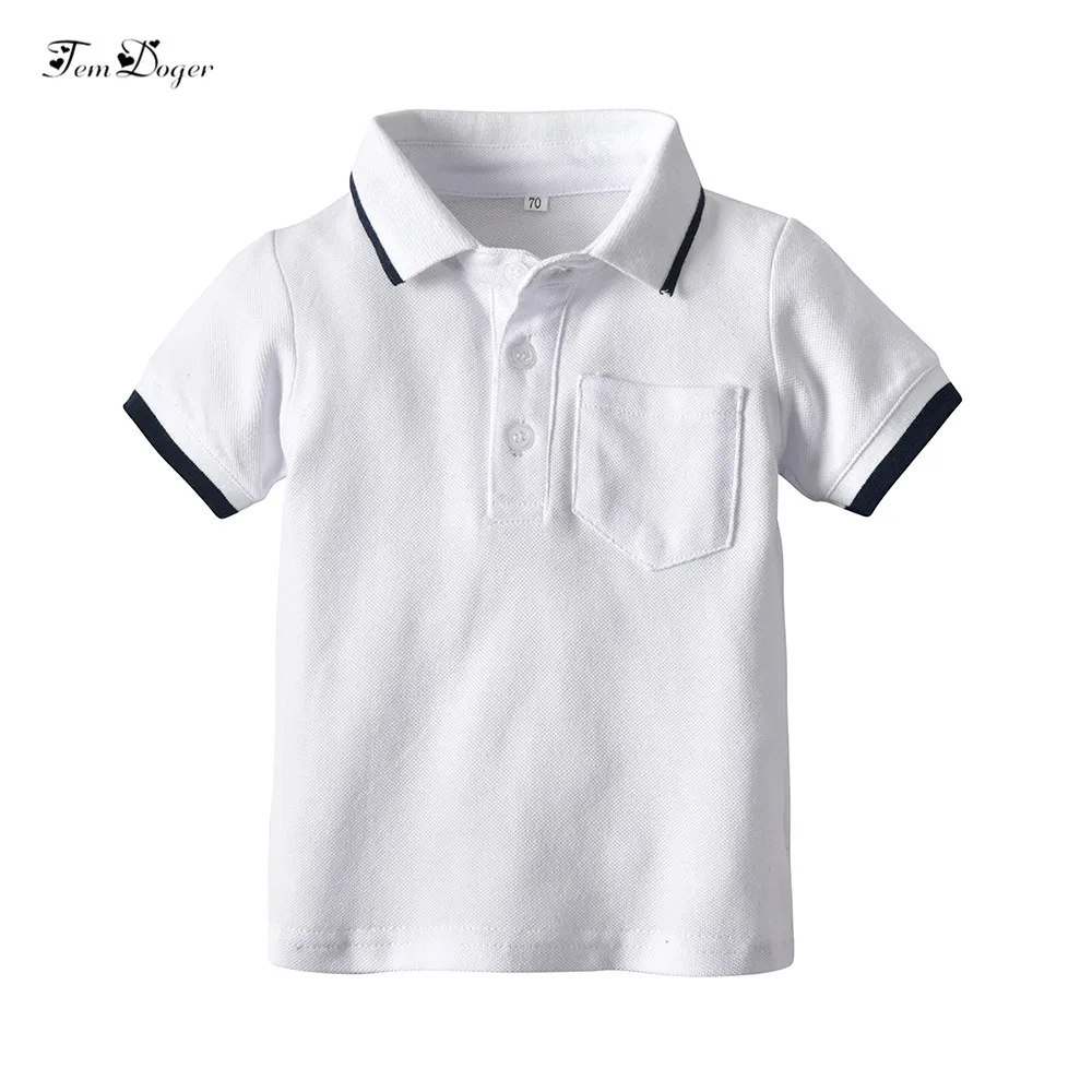 Tem Doger Baby Boy T-shirts 2019 Summer Infant Newborn Tops Short Sleeve T-Shirts for Toddler Boys Tops Bebes Tshirt Baby Tees