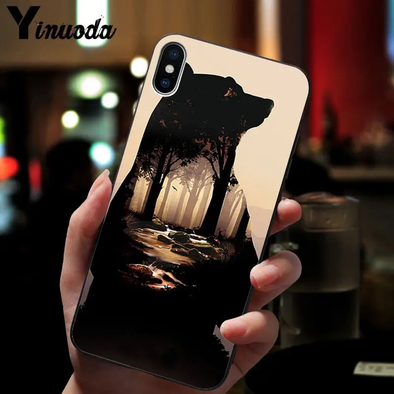 Abstract animal avatar lion wolf  black bear  deer 