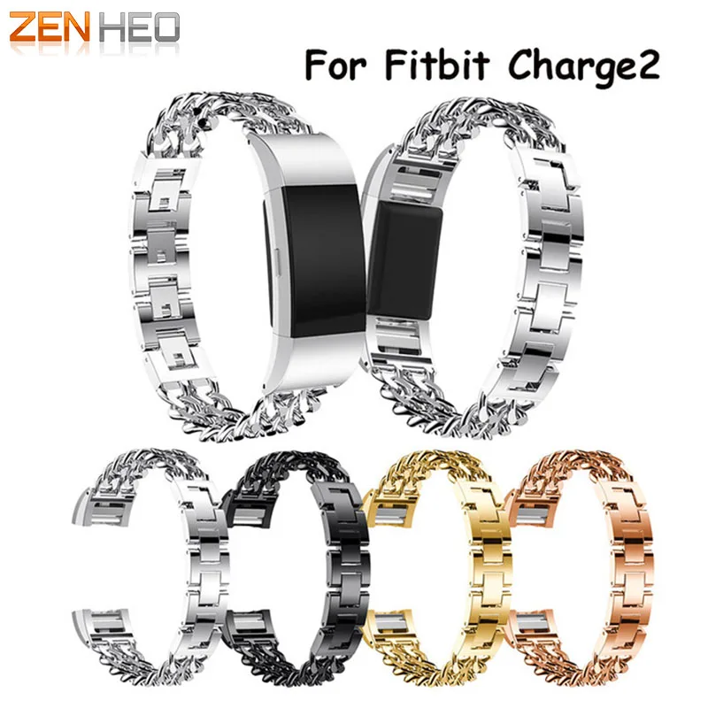 ZENHEO New Cowboy Chains Watchband Stainless Steel Bracelet Band For