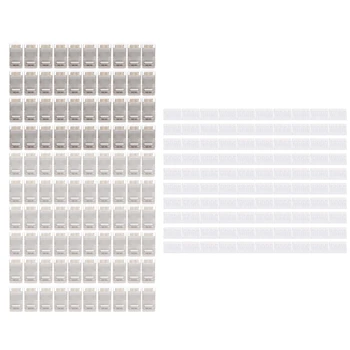

100Pcs RJ45 Modular Plug Network Connector CAT6 Modular Plugs Shielded Version With Loading Bar
