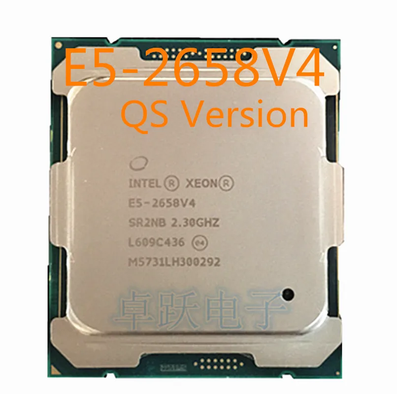 Версия QS центральный процессор E5-2658V4 14-core 2 30 ГГц 35 Мб E5-2658 V4 LGA201-3 E5 2658V4 бесплатная