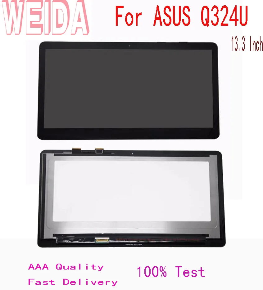 WEIDA 13 3 ''для ASUS Q324U LCD дисплей панель сенсорного экрана в сборе B133HAN02.7 FHD 30