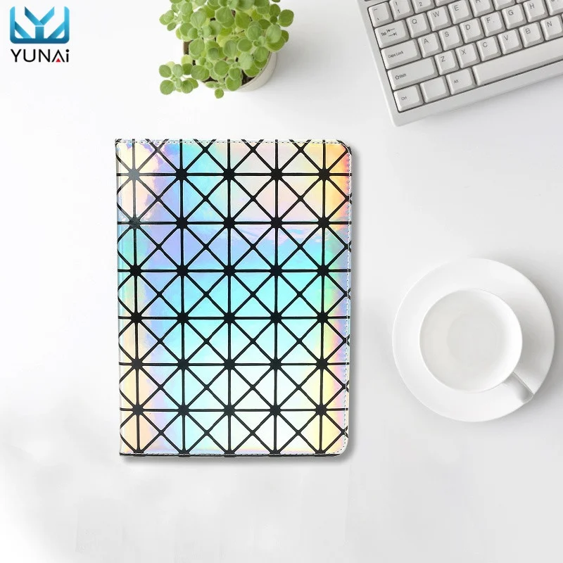 

Bling Laser Diamond For iPad Air 1 2 Case Cover Flip Stand Smart Case Leather Cover For iiPad Air 1 2 9.7inch Case For iPad 5 6