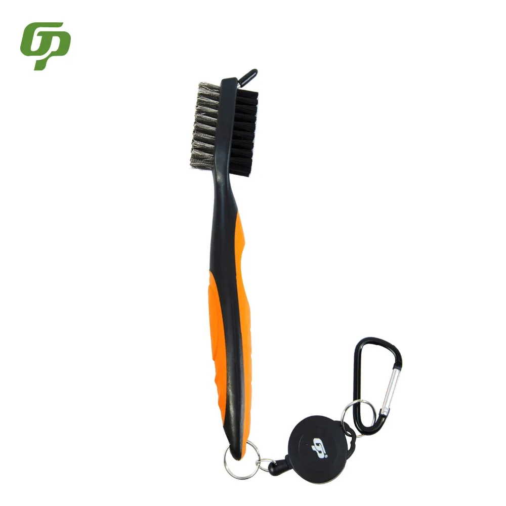 

2PCS Golf Brushes Groove Cleaner Kit with Dual Sided 2 Ft Retractable Zipper Cleaning Tool Golf Accessories for Golf Clubs