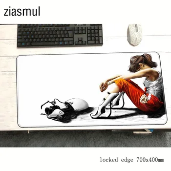 

portal 2 mouse pad 700x400x2mm mats Mass pattern Computer mouse mat gaming accessories hot sales mousepad keyboard games gamer