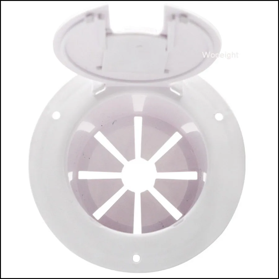 Wooeight Plastic PP RV Wire Lock Box Round Wire Compartment Cover Junction Box For Boat Marine Port Camping Trailer protection (7)