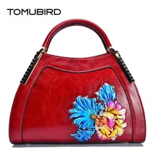 TOMUBIRD новая улучшенная Воловья Кожа Модная художественная сумка Роскошные сумки женские сумки дизайнерские женские сумки из натуральной кожи
