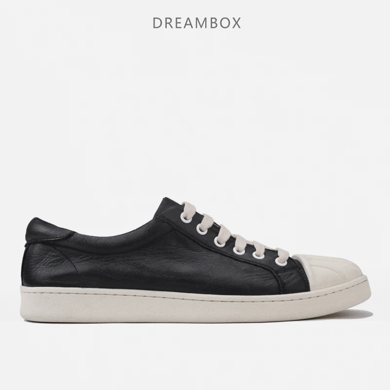 

Shell Men's Shoes Korean Version Of The Trend Of Leather Breathable Old low-cut Casual Shoes Wild Shoes