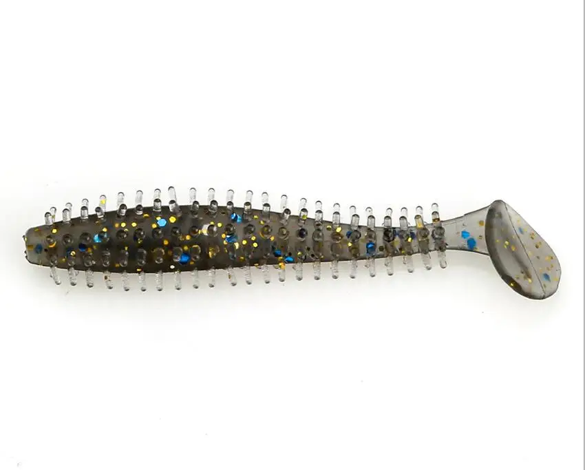 JOHNCOO 60 мм 94 мм Мягкая приманка Vivid Swimbait рыболовная приманка Shad искусственные черви рыболовная приманка на окуня щука - Цвет: B