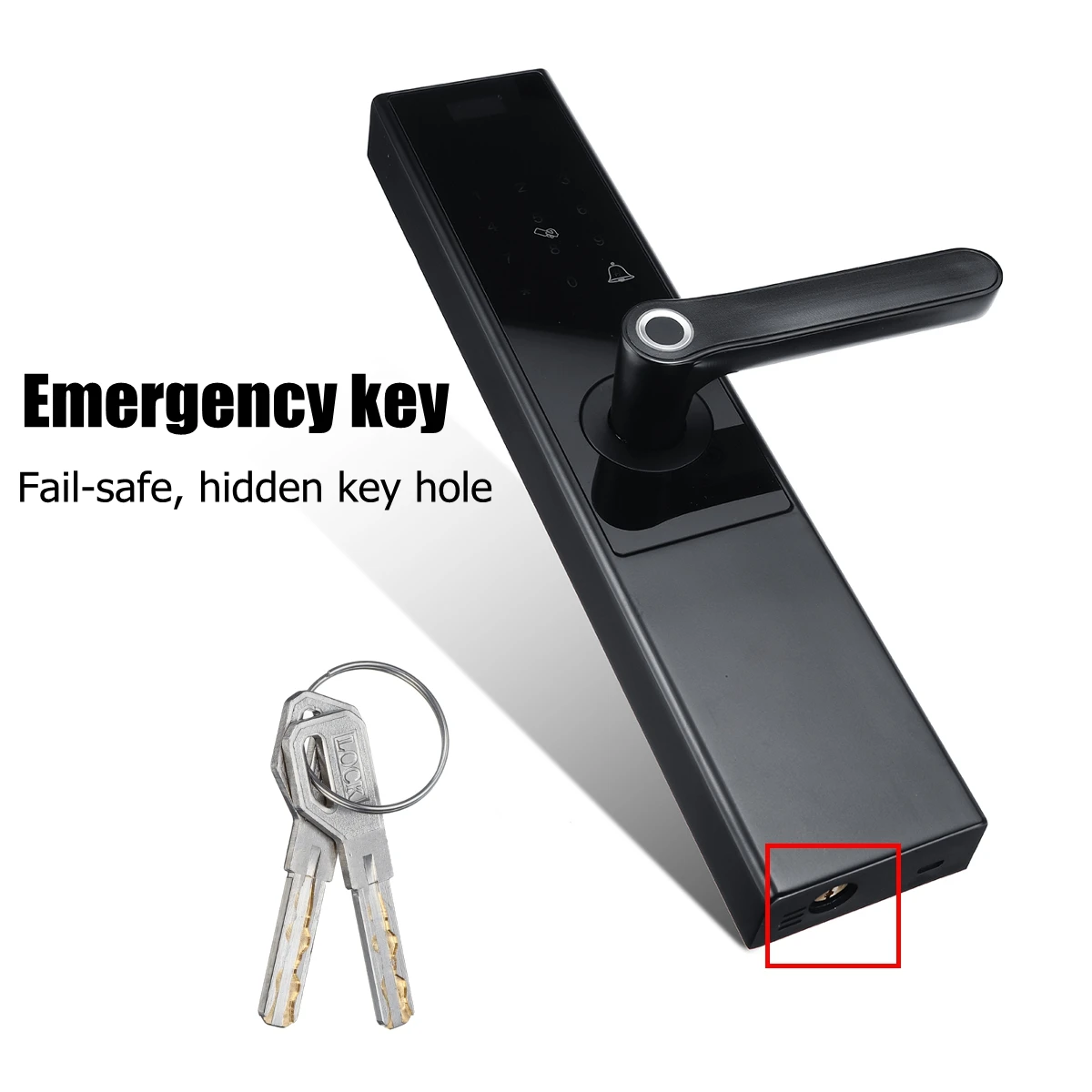 Safurance дверной замок 5 в 1 интеллектуальный замок отпечаток пальца пароль ключ карта приложение электронный умный дверной замок для дома
