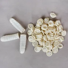 850 шт одноразовые антистатический резиновый латексные напальчники расширитель для бровей перчатки практичный от наращивания ресниц Инструмент Аксессуары