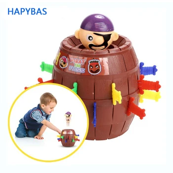 

Pirate Barrel Game Novelty Kids Children Funny Lucky Game Gadget Jokes Tricky Pop Up Toy Family Fun Game toy