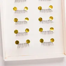 10 пар, накладные ресницы для макияжа, натуральные, ручная работа, крест, длинные ресницы для наращивания, полуугловые, накладные ресницы
