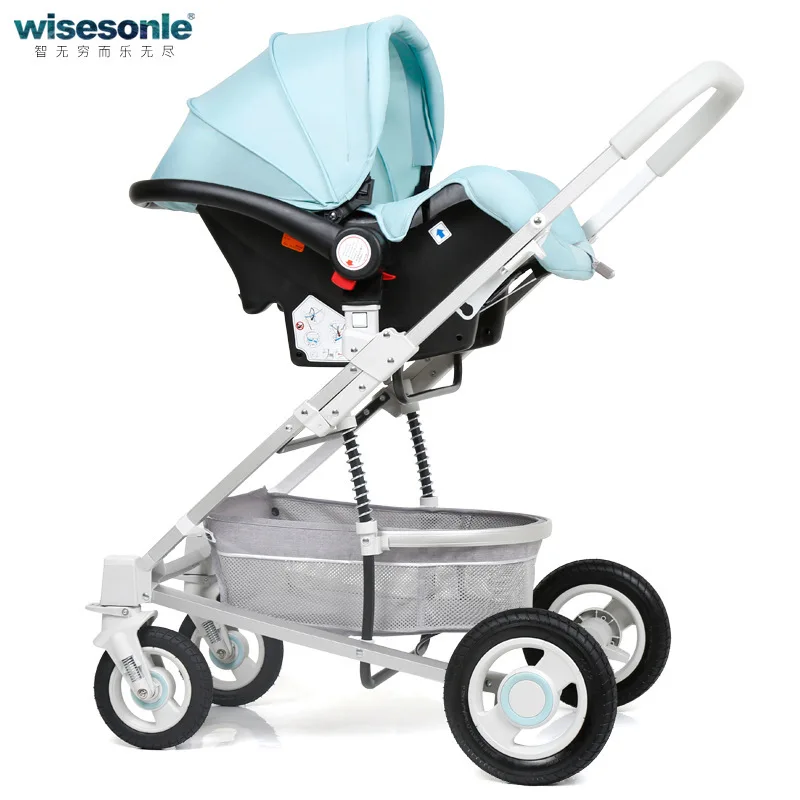 The Latest  Fast shipping !Baby stroller high landscape can sit reclining folding shock absorbers children's tr 