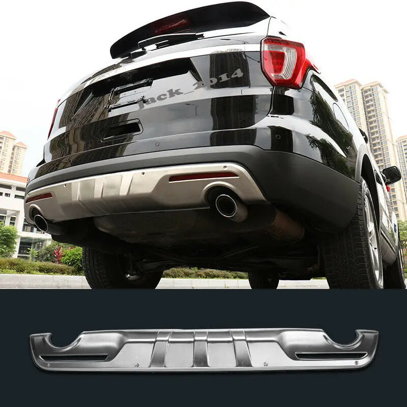 

Stainless Rear Bumper Skid Protector Guard Plate Fit for Ford Explorer 2016-2017