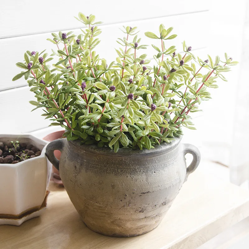 Home Decoration Fake Flower 12 Forked Myrtle Indoor Simulated Fake Flower 12 Forked Myrtle Indoor