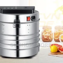 Коммерческий 3/5 слой 360 Вт Нержавеющая сталь сушилка для фруктов машина Электрический Овощной Дегидратор компьютерный контроль еда воздуха сушилка инструмент