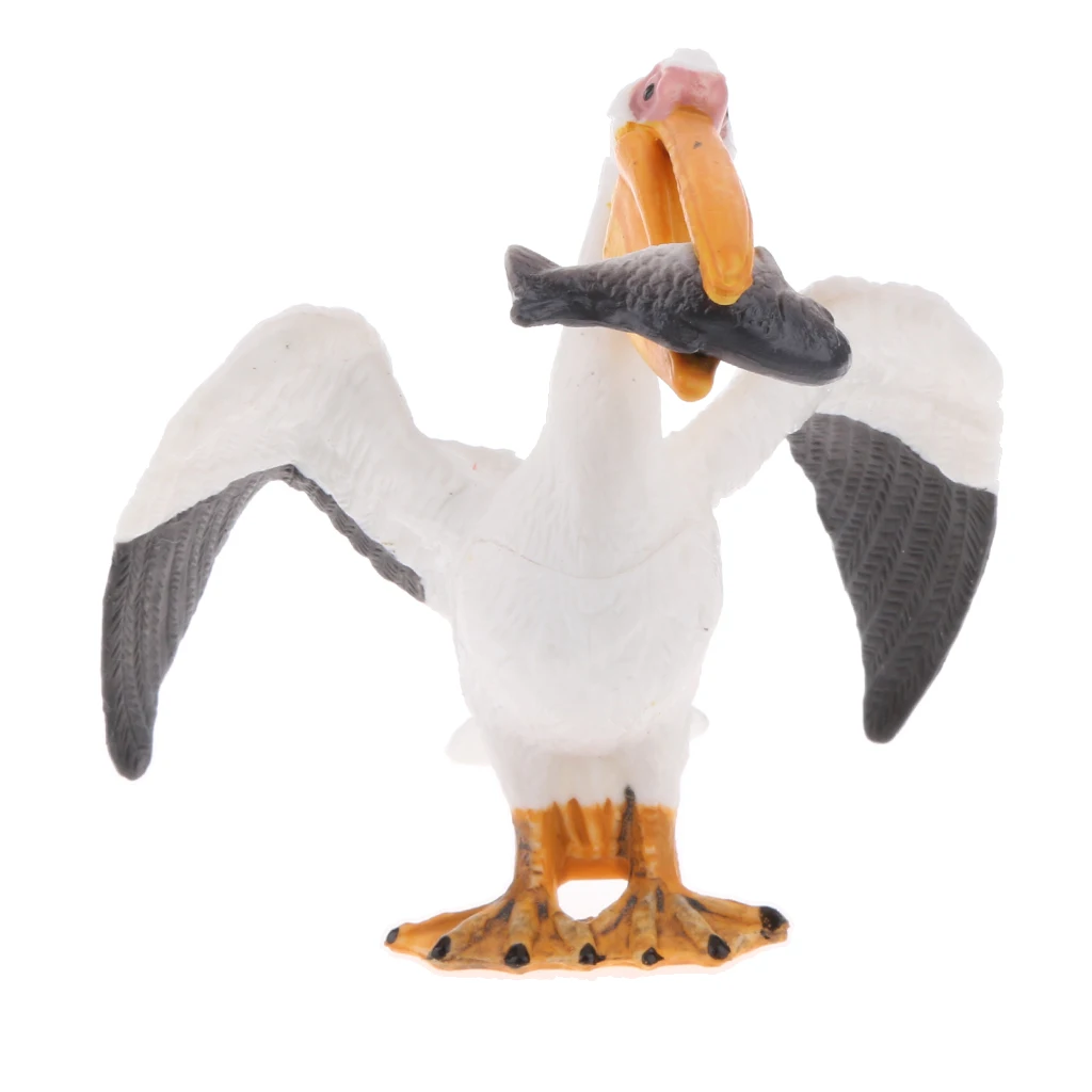 Реалистичный ПВХ животное птица фигурка-модель фигурки детский игровой набор обучающая игрушка коллекционные игрушки-Pelecanus