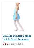 Танцевальная одежда с длинным рукавом трико для девочек, для балета Танцы платье для девочек черный балетное платье F3