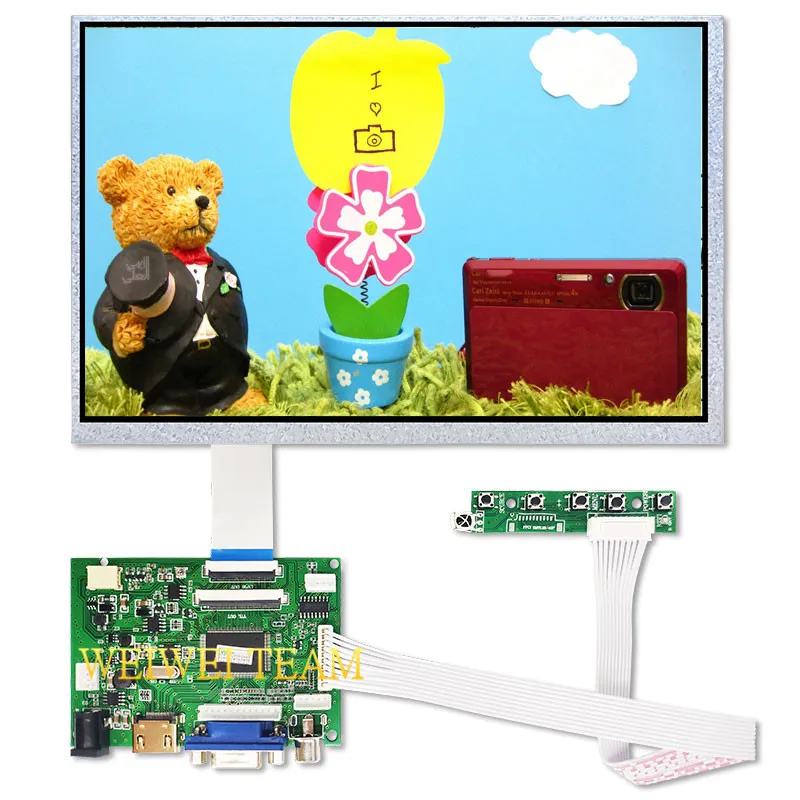 

1280x800 10.1 Inch Tablet LCD Panel IPS Display VS-TY2662-V1 Driver Board 40 Pin TTL LVDS Controller Board HDMI VGA 2AV 50PIN