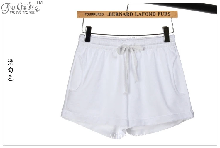 Фланцевые хлопковые шорты женские закругленные шорты, шорты Большие размеры летние пляжные широкие шорты для йоги