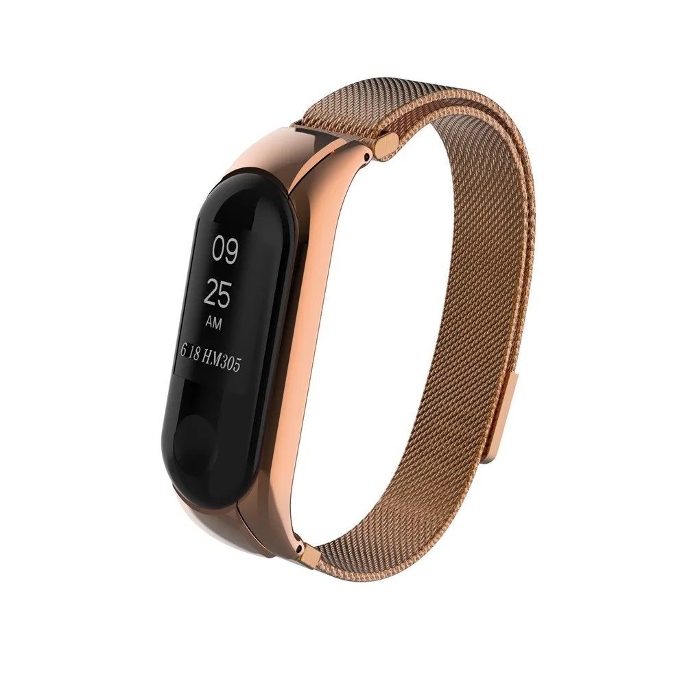 Ремешок сменный из нержавеющей стали для смарт часов Xiaomi Mi Band 3