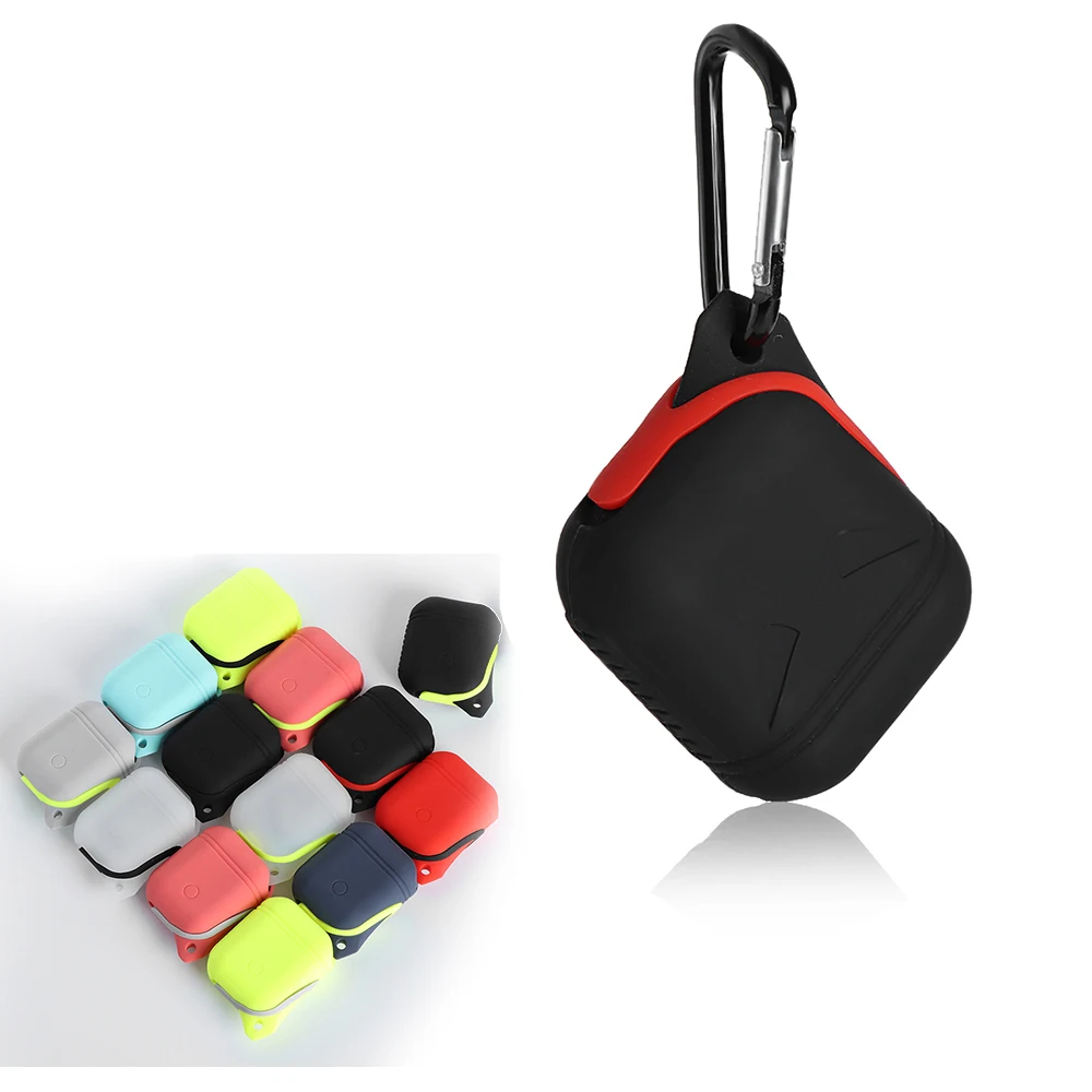 Soft Silicone Cover Waterproof Shockproof Earphone Protector Case