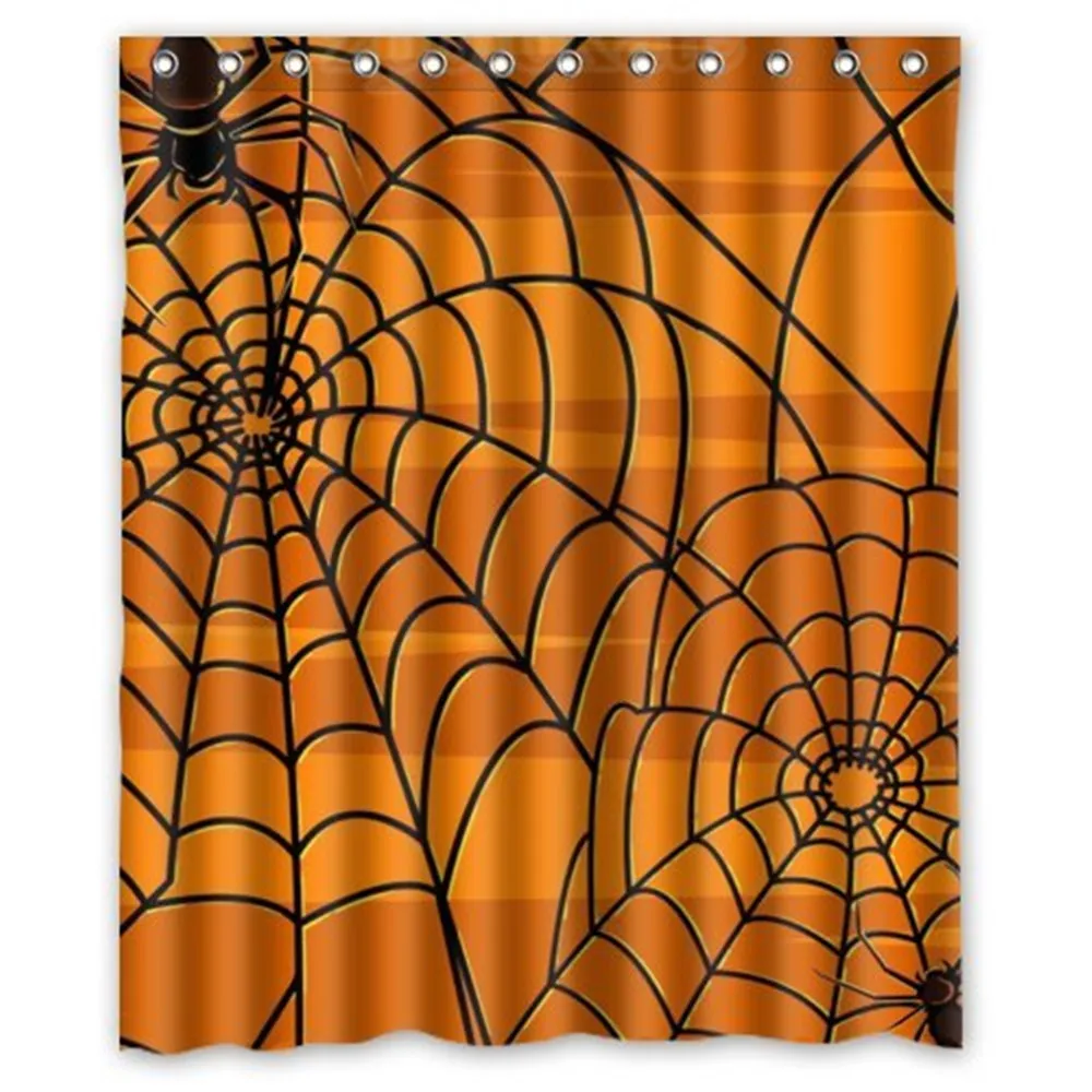 Famous Home Fashions Polyester Halloween Spider Shower CurtainShower Curtains AliExpress