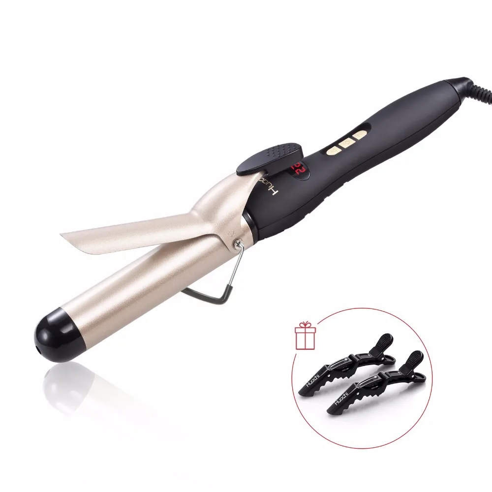 Huachi Automatic Ceramic Hair Curler Professional Gold Salon Curling