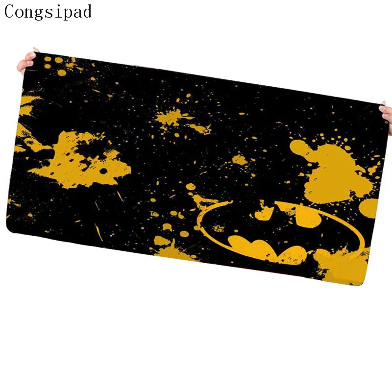  Congsipad Batman Control Version Large Gaming Locking Edge Mousepad Keyboards Mat Computer Game Tab