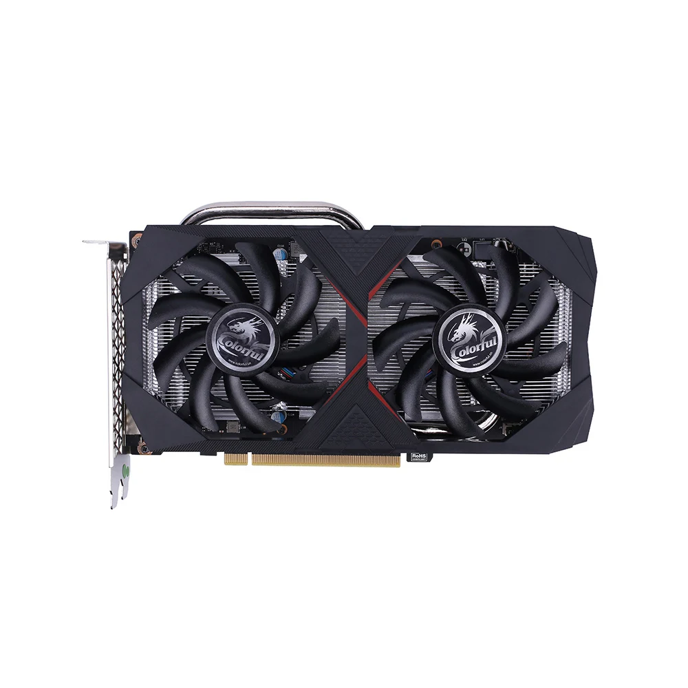 Красочные GeForce GTX 1660 6G графическая карта Nvidia GPU 1785 МГц GDDR5 GTX1660 видеокарта TU116 PCI-E3.0 HDMI порты для игровых ПК