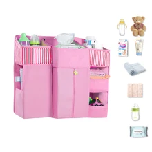 Детская кровать, Комплект постельного белья, висячая сумка для хранения, органайзер для кроватки, органайзер для новорожденных предметов первой необходимости, карман для пеленок для кроватки, колыбель, сумка для кроватки