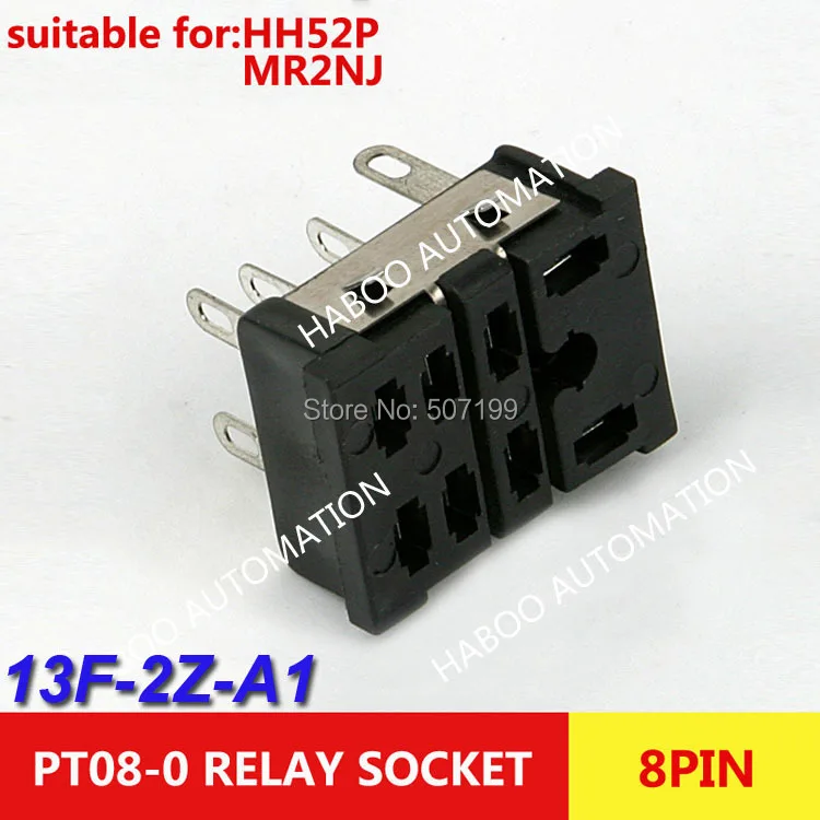 

30pcs/lot electrical socket 8 pins pcb Relay socket PT08 mini relay socket 250v for LY2NJ series relay