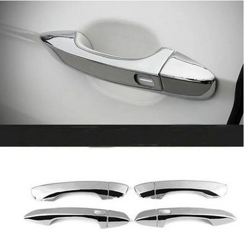 

Car ABS Smart Key Hole Door Handle Cover Trim For VW Tiguan 2017