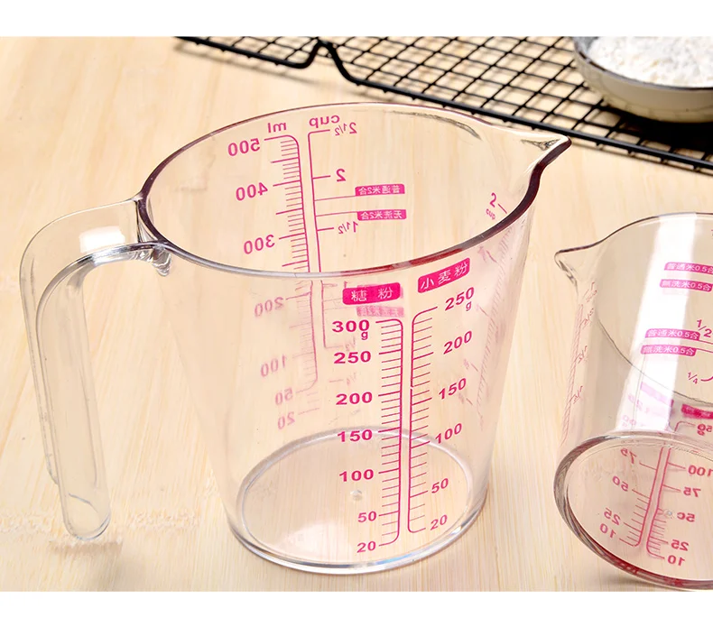 Прозрачные PS полимерные стеклянные мерные чашки, большой объем, чайник, чашка, кофейник, кухонный инструмент, измерительные приборы для воды
