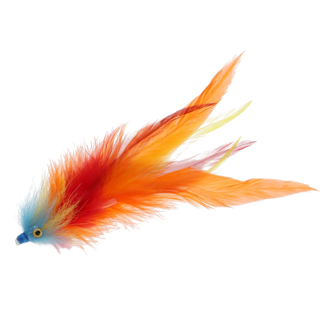 Fly Fishing Saltwater Flie Streamer Steelhead Salmon Striper Pike Trout Simulation Flies Lure for Freshwater Lake River