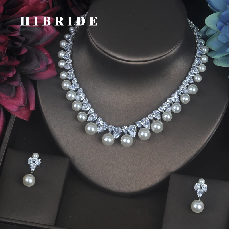 Aliexpress.com : Buy HIBRIDE <b>Luxury</b> Design Simulated Pearl Link ...