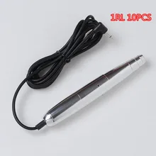 Дизайн Серебряный алюминиевый швейцарский мотор макияж бровей губ pen10 бесплатно 1RL постоянный макияж машины